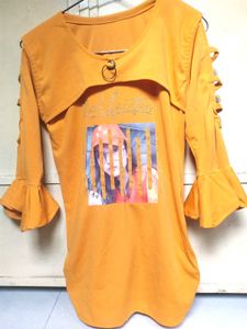 Stylish Mustard Top