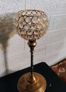Crystal Ball Candle Stand