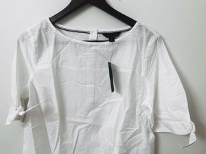 Tommy Hilfiger White Linen Top