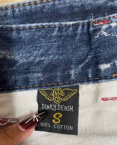 Denim Mini Skirt