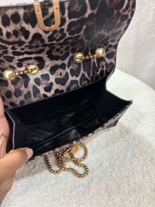 Leopard Print Chain Bag