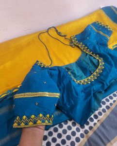 Mysore crepe silk with Blouse