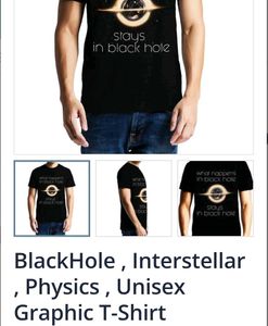 Black Hole Graphic Tee