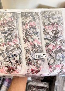 Fluffy Printed Scrunchies
