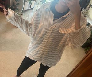 Striped Oversized Shirt