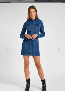 WH Authentic DENIM Slim FIT Mini Dress