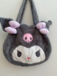 Kuromi Plush Tote Bag