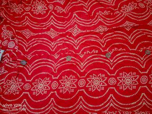 Red Printed Kurta