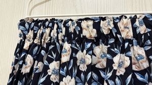 Floral Navy blue off shoulder top