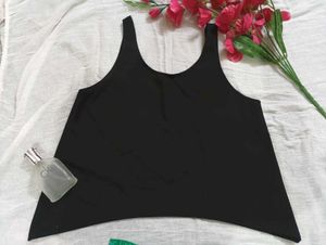 Black Cropped Tank Top
