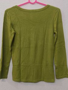 Lime Green Long Sleeve Top