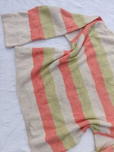 Papaya Striped Knit Sweater