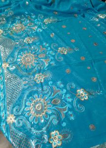 Beautiful Embroidery Work Saree 😍