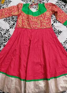 Combo of Embroidered Anarkali &amp; Asymmetric Dress