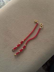 22k Pure 3+3=6 Gold Moti HandmadeKaan Chain 1pair