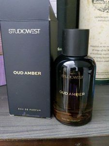 StudioWest- Oud Amber Perfume, full bottle.
