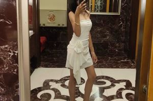 Savana applique body con dress