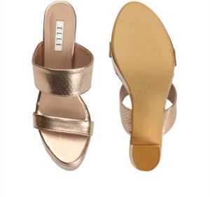 Metallic Gold Sandals