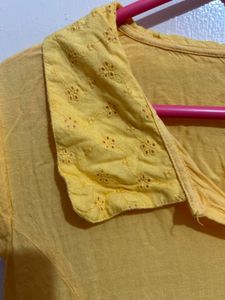 Yellow Button-Down Dress