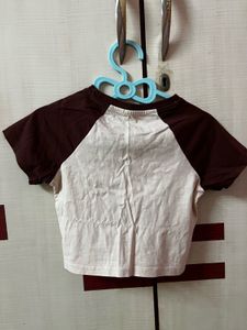 White and Brown “Kim is My Lawyer” T-Shirt