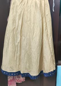 blue skirt kurti