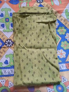 Green Patterned Casual Shirt