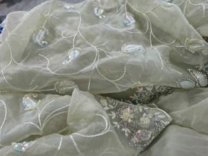 Elegant Embellished Dress Material