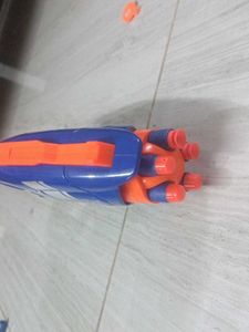 fibre gun with fiber and sponge bullets