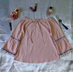 PINK CHECKED TOP