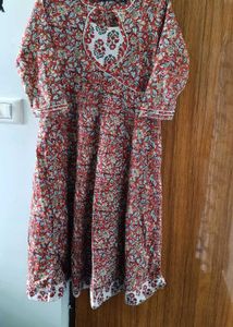 Floral Print Ethnic Kurta