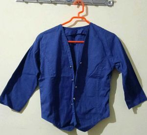Blue Button-Down jacket