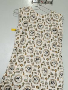 Elephant Print Sleeveless Top