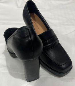 Black Pinteresty Platform Loafers