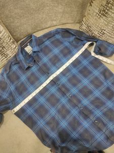 Citrus Flannel Like Checked Shirt