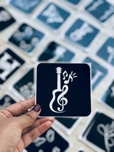 Guitar tattoo Stencils
