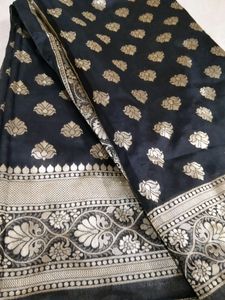 Black Border Saree With Blause
