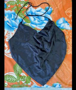 Satin Backless Top