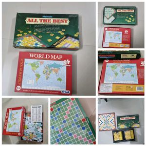 Frank World Map puzzle &amp; All the Best Game