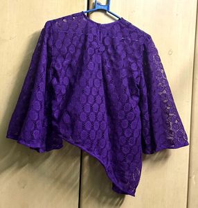 Purple Lace Top