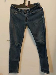 Dark Blue Denim Jeans