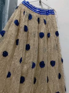 A Gorgeous Navy Blue Lehnga
