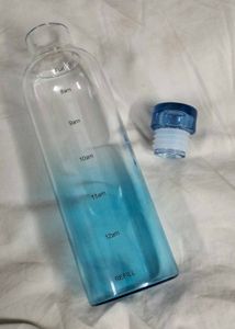 Glass Motivation Water Bottle 🍾