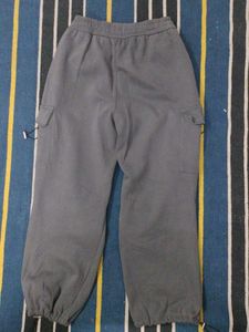 Grey Cargo Joggers