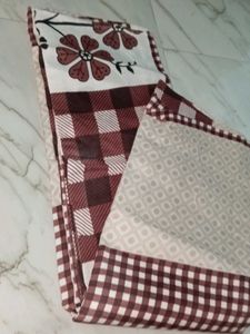Cotton Double Bed Sheet With 2 PillowCover