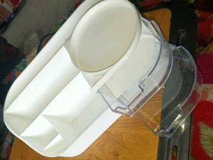 White Cosmetic Organizer