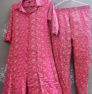 Rose Pink Kurta Set