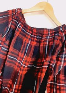 Multicolor Red Top
