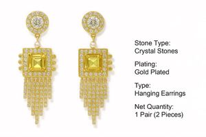 Gold Plated Hanging Eyering