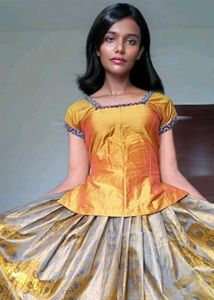 Ethnic Skirt And Top Combo