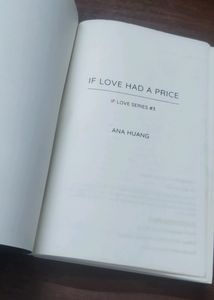 IF LOVE HAD A PRICE Novel By Ana Huang